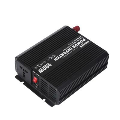 China Car Modified Sine Wave DC To AC Power Inverter 12V 24V 110V 220V 800W for sale