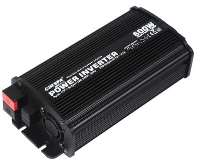 China 12 Volt 220 Volt 600W DC AC Modified Sine Power Car Inverter CAR600 for sale