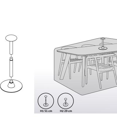 China Marine Hardware Fittings Cover Mounting Poles For Table, Outboard Grill Mounting Cover Fits All Height Covering To Prevent Water Pooling And Collecting Debris for sale