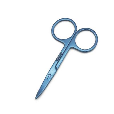 China Surgical grade stainless steel that prevents rust and staining. Colorful Durable Makeup Tools Mini Scissors Stainless Steel Scissors for Eyebrow and Eyelash for sale