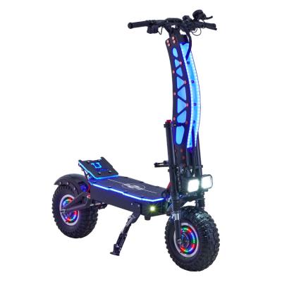 China Unisex Dual Electric Scooter 7000w Motor and 72V 40ah Battery Max Speed ​​95km/h Double A5 Suspension 14inch Foldable Commuting Scooter for sale