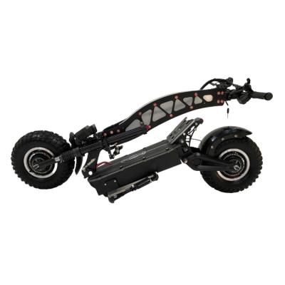 China Unisex Unique Design LED Scooter Frame 14inch Dual Motors Spinning Lightweight Powerful Adult Off-Road Four 7000w Electric Scooter for sale