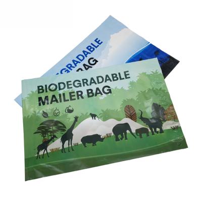 China Adhesive Biodegradable Courier / Strong Biodegradable Poly Postal Mailer Envelope Bags / Plastic Mailing Bags / Custom Mailing Bag for sale