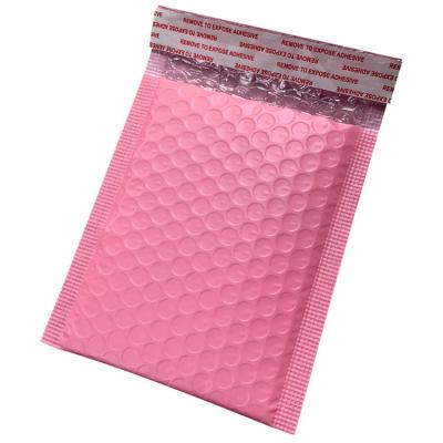 China Low MOQ Low MOQ Post Mail Parcel Pink Bubble Messenger Parcel Custom Send Post Bags Air Padded Bubble Mailing Plastic Bag for sale