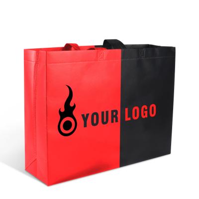 China High quality gloss/matte premium custom made biodegradable laminated eurotote luxury gift boutique shopping paper bag with logo for sale