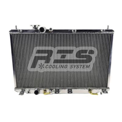 China Auto Cooling 2Row Car Racing Aluminum Alloy Radiator For HONDA CIVIC K14 SI 2012 370*688*40mm 2Row for sale