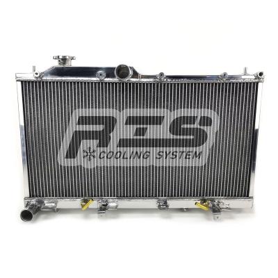 China Cooling 2Row Racing Aluminum Alloy Radiator For SUBARU Forester 2.0 2.5T 2008-2012 340*713*40mm 2Row for sale