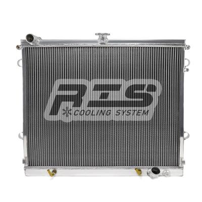 China 2Row Aluminum Alloy Cooling Radiator For LEXUS LAND CRUISER 1GR 4000 4700 5700 LC200 LX570 590*730*56mm 3Row for sale