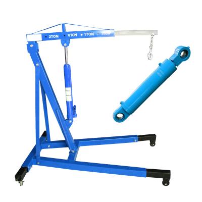 China Shop Wholesale Hydraulic 2ton Shop Crane Car Repair Folding Engine Crane Shop Crane for Workshop for sale