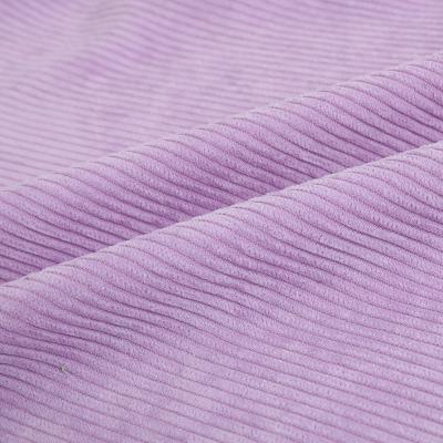 China Custom pure color stretch polyester flame retardant top selling corduroy stain fabric 100% polyester garment fabric for sale