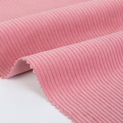 China Cotton Solid Color Corduroy Cotton Fabric Clothing Woven 100% Pure Anti-static High Quality Breathable Cotton Fabric for sale