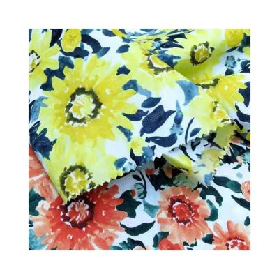 China Fine Quality Shrink-Resistant Custom Print Woven Ramie Fabric Suppliers For Women Skirts for sale