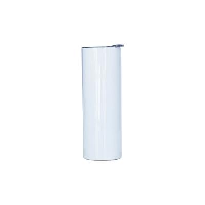 China Sublimation 20oz White Viable Straight Coffee Tumbler Steel Tumbler With Lid for sale