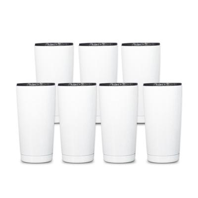 China Disposable Ready To Ship USA Warehouse Sublimation Blank Wall 20 oz Stainless Steel Double Tumbler for sale