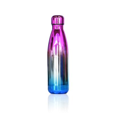 China Wholesale Custom Viable 500ml Wall Vacuum Custom Water Bottle Logo Printed Stainless Steel Double for sale