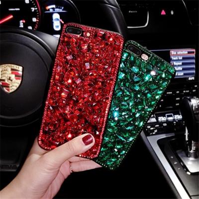 China Luxury Solid Color Shockproof Diamonds are Non-slip and Durable for Women Cell Phone Hard Cases for iPhone 12 pro for HUAWEI Mate 30 for sale