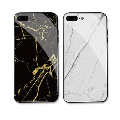 China Marble Shockproof Granite Mirror Tempered Glass Mobile Phone Hard Bags For iphone 13 For Samsung Galaxy S21 Fe S20 A51 A71 5G Ultra for sale