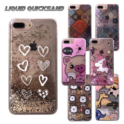 China DIY Bling Light Waterfall Customize Quicksand Phone Case Cover Glitter Liquid Water Water Custom Print For Samsung Galaxy S9 iPhone x 8 for sale