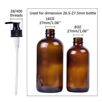 China Factory Custom Non-Refillable Shampoo, Conditioner, Gel, Body Wash Cosmetics Packaging Universal Bottle Pump Dispenser for sale