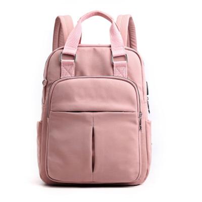 China With USB New Fashion Backpacks High Quality Women Laptop Backpack Large Capacity USB Charging School Girls Travel Laptop Backpack Bags for sale