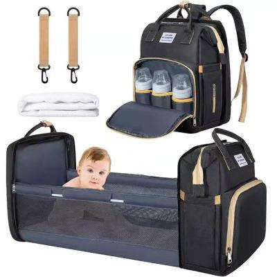 China With Largest USB Large Capacity Travel Baby Mummy Diaper Multifunctional Portable Waterproof Outdoor Bag for sale