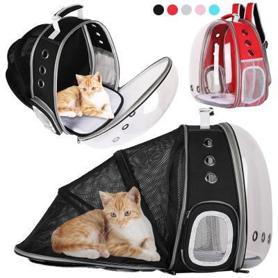 China High Quality Viable Expandable Cat Bags Transparent Dog Cat Pet Carrier Backpack Space Bubble Capsule for sale