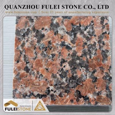 China interior & Decoration Ect China Outdoor Beautiful Polished Red Maple Granite Tiles Price for sale