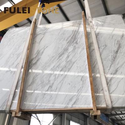 China Modern Super Quality Greek White Volakas Marble Slabs for sale