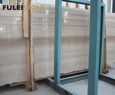 China Modern Wood Vein Material Wood Marble Italy Interior Decoration Beige Color Marble for sale