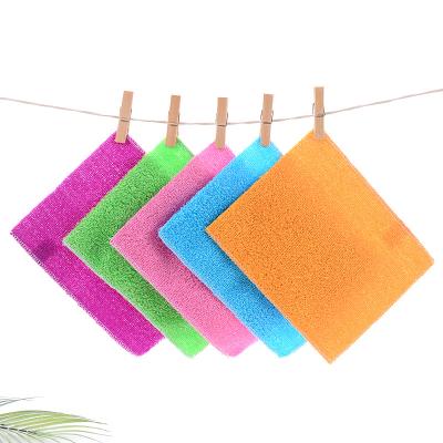 China Cheap Kitchen Tea Towel Set Child Safe Bamboo Woven Tea Towel for sale