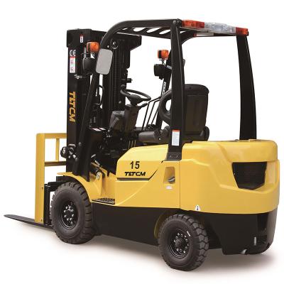 China New high efficiency diesel truck four wheel forklift 1.5 1.8 tons affordable forklift with japanese generator diesel truck for sale