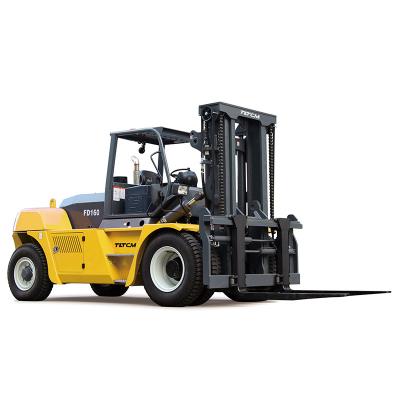 China High Efficiency 16 Ton Diesel Forklift New 4 Wheel Forklift With Attachments Factory Direct Sales Large Forklift Material Handling for sale