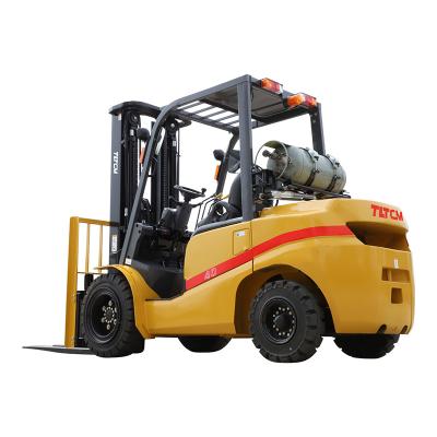 China Building Material Shops 4 Ton Gasoline Forklift With CE Certification China Manufacture LPG Forklift With NISSAN Engine for sale