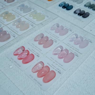 China Nail Salon DIY Nail Art OEM 15ML Nude Gel Nail Wholesale Supplies Custom Private Label UV Nude Colors Soak Off Nail Gel Polish for sale