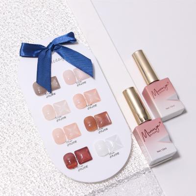 China Nail Art Beauty VANDONNIE private label gel nail polish nail can color oil glue 8color gel polish set color system nail polish nude glue for sale