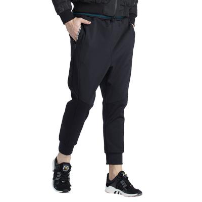 China Anti-Wrinkle Mens Joggers Sweatpants Slim Fit Stretch Running Sporty Gym Workout Trousers for sale