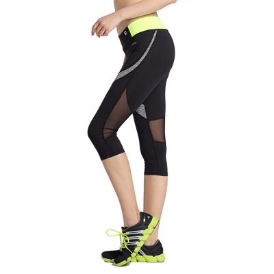 China Wholesale Breathable Running Sporty Half Pants Cheap Mesh Yoga Gaiters for sale