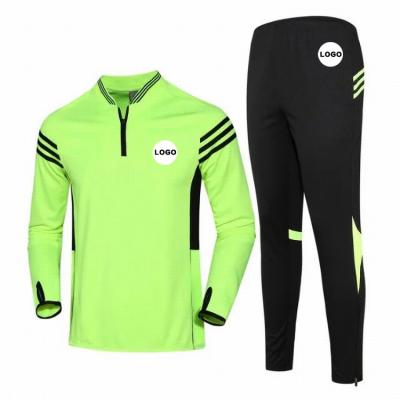 China Sets Factory Wholesale Sports Training Clothes Mens Plain Football Soccer Tracksuit for sale