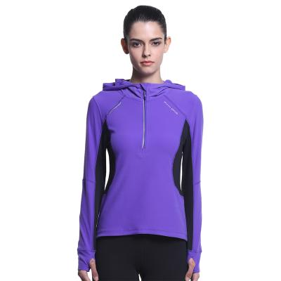 China Breathable Wholesale Custom Unisex Polyester Spandex Sports Women's Hoodies for sale