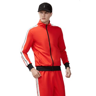 China OEM wholesale men's plus size factory sports zipper jacket zoanobranded sequin tracksuits for sale