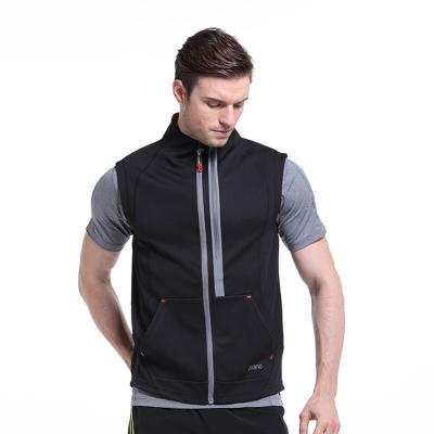 China New Fashion Casual Zipper Men Breathable Printed Lightweight Vest for sale