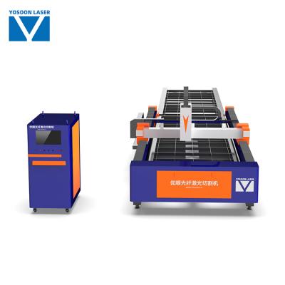 China YOSOON CUTTING 1000w/2000w/3000w fiber laser cutting machine fully encircled fiber cutting machine for sale