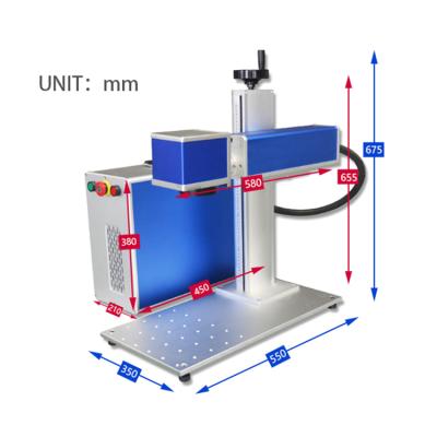 China Deep Marking 20W 30W Fiber Laser Marking Machine CNC Fiber Laser Marking Machine For Sale for sale