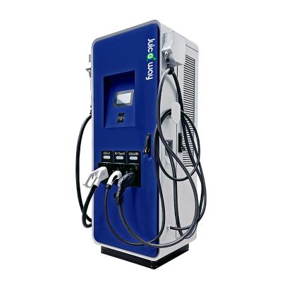 China CCS1 CCS2 Commercial Quick Places DC AC Mix EV Charging Station Type CHAdeMO Gigabyte - 2 Single Phase Electric Car Charger Custom for sale