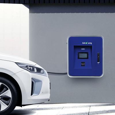 China Mobile Portable Car Charger Hospitals EV 20/40kW Fast Charging Wallbox With LCD Screen For Commercial Parking for sale