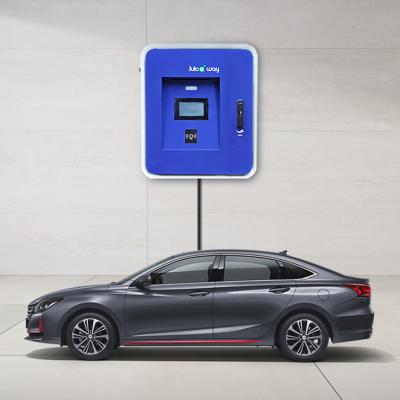 China Hospitals CCS Combo-1/2 CHAdeMO EV Wall Mount 40kW DC Charging Stations Fast Charger for sale