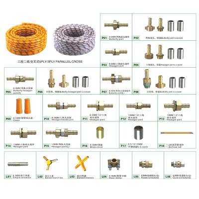 China Hexzgon High Pressure Common Connector Spare Parts PVC Jet Tea Cross Muti Choice for sale