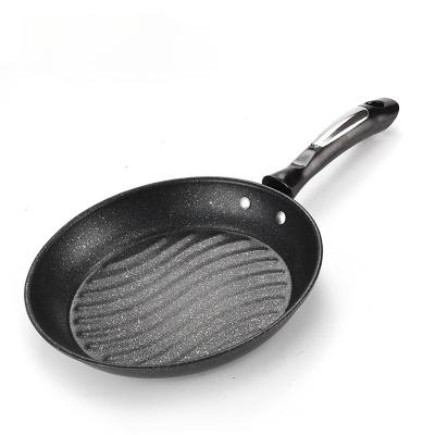 China Viable best-selling non-stick frying pan set of 3 pieces with 20/22/24 cm iron pan does not stick to the pan for sale