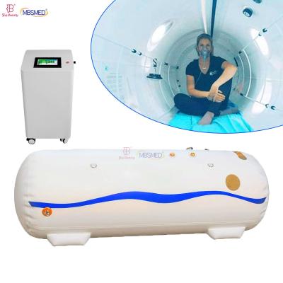 China Flow Rate 10L/min Soft Chamber Lying Type HyperBaric Oxygen Therapy HBOT With Oxygen Output Pressure Range 80KPa -150KPa for sale