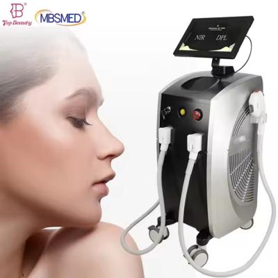 China Multifunção Ouro Negro DPL IPL NIR Depilação de manchas de branqueamento da pele depilação de pele de rejuvenescimento máquina a laser à venda